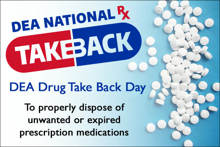 DEA national drug take back